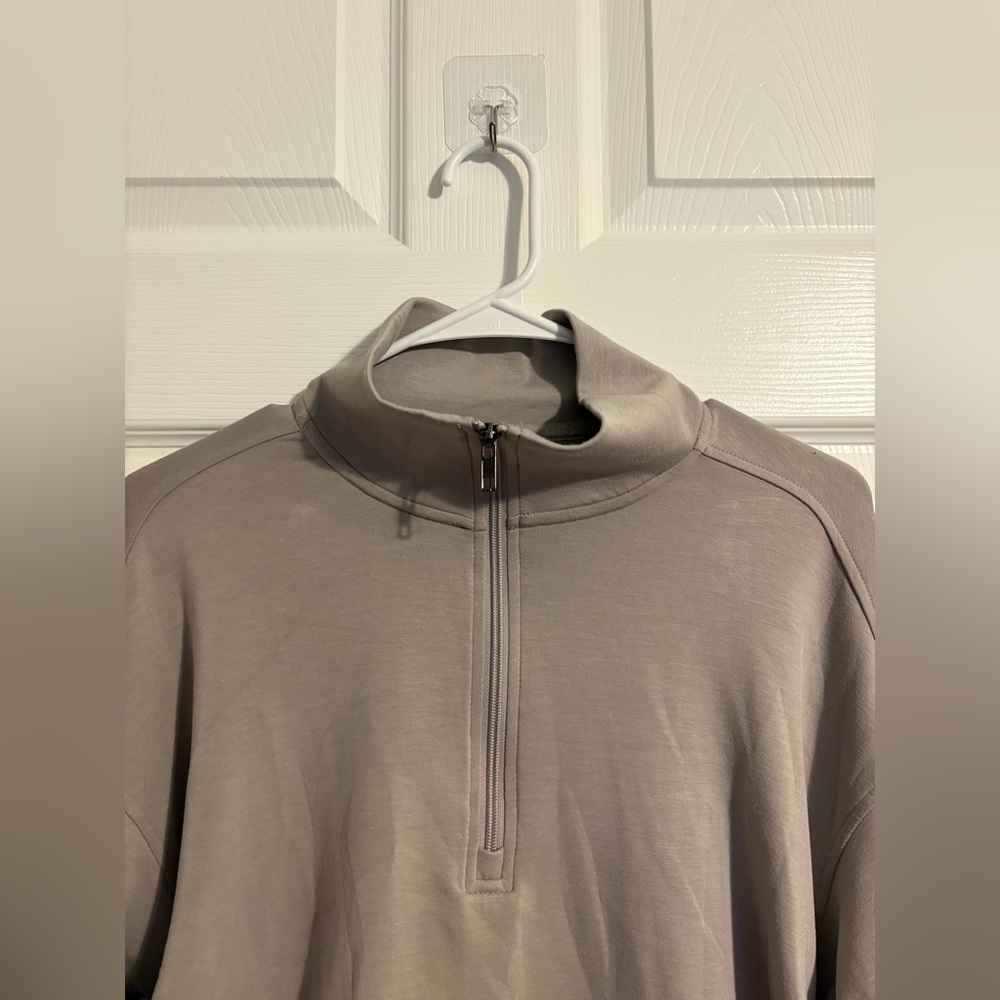 NWT RBX Gray Athleisure Active Workout Gy,m Pullover Sweater Legging Set - Picture 3 of 11